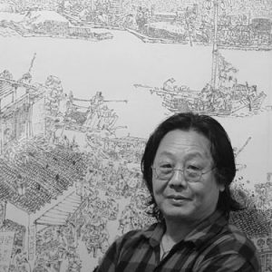 Zhu Renmin artista sostenibile e docente SPdA